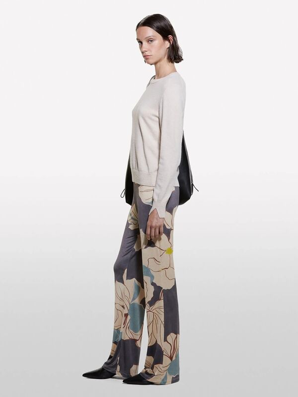 Kaşmir Karışımlı Regular Fit Kazak Kadın Krem Kazak - 325A102HM100F