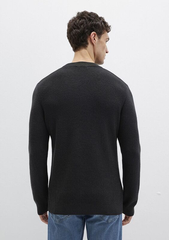 KAZAK Erkek Siyah Kazak - M0710291