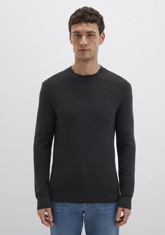 KAZAK Erkek Siyah Kazak - M0710291