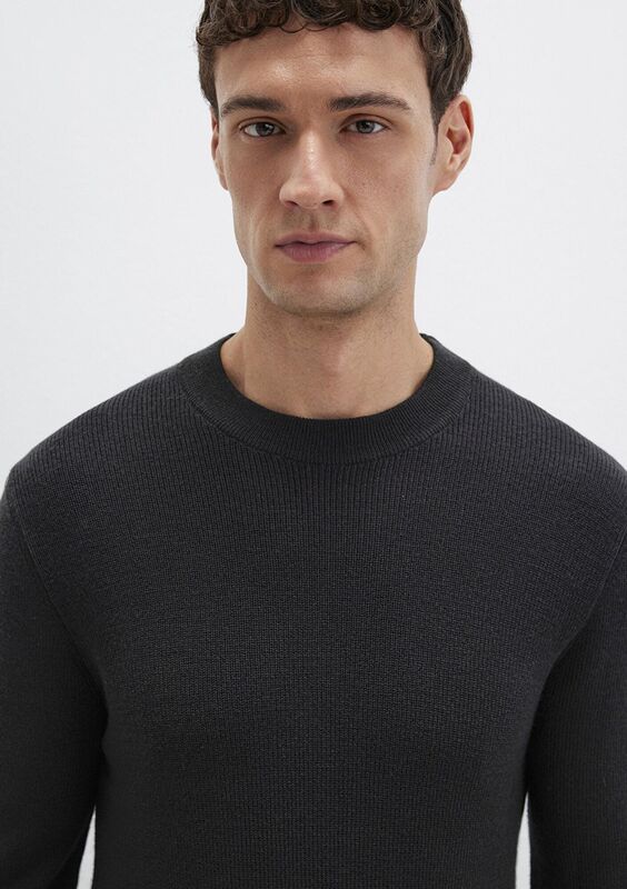 KAZAK Erkek Siyah Kazak - M0710291