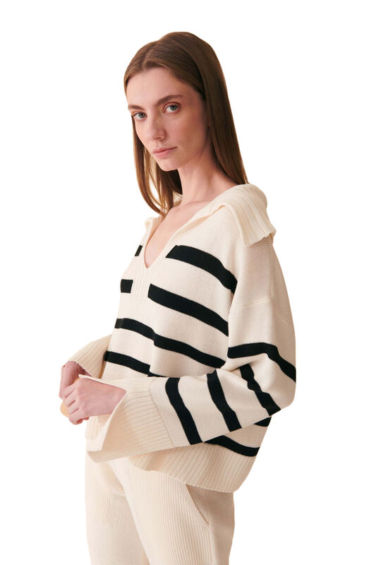 KAZAK Uniseks Beyaz Kazak - W22W08D133KZ