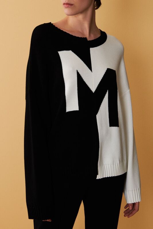 Mısırlı - KAZAK Uniseks Siyah Kazak - W22S04D047KZ