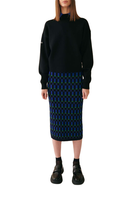 Mısırlı - KAZAK Uniseks Siyah Kazak - W22W01D009KZ