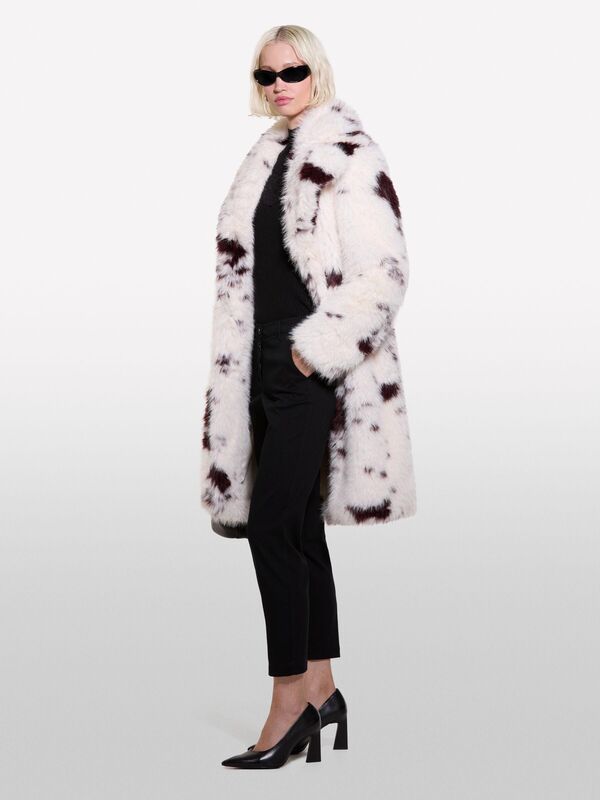 Kdn_Koton Karışımlı Esnek Chino Pantolon Kadın Siyah Pantolon - 324A48M855BK7