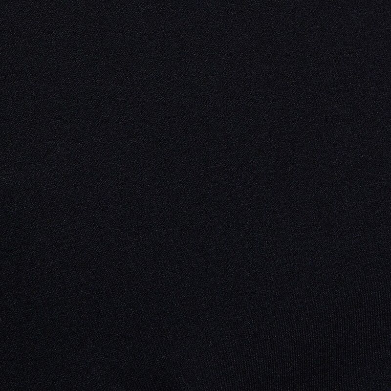 Kdn_Viskoz Karışımlı Normal Kesim Düz Kayık Yaka Kazak Kadın Siyah Kazak - 324A17Q3M103J