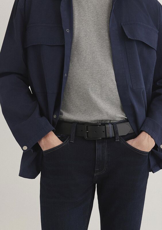 Mavi - KEMER Erkek Siyah Kemer - M090499