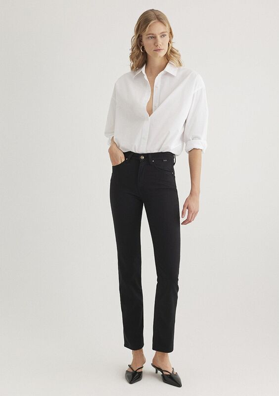 KENDRA Kadın Siyah Denim Pantolon - M10746