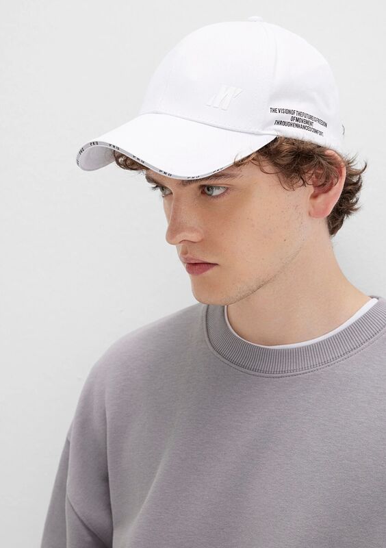 Mavi - KEP Erkek Beyaz Şapka - M0911518