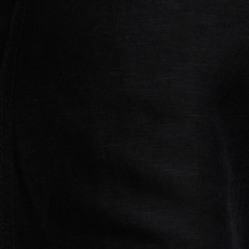 Keten Karışımlı Beli Lastikli Paçası Büzgülü Pantolon Kadın Siyah Pantolon - 324P40BRLF051