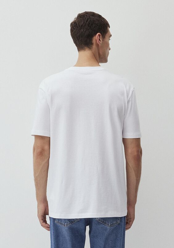 KISA KOL TİŞÖRT Erkek Beyaz Basic T-Shirt - M066249