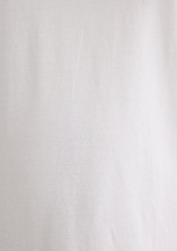 KISA KOL TİŞÖRT Erkek Beyaz T-Shirt - M066483