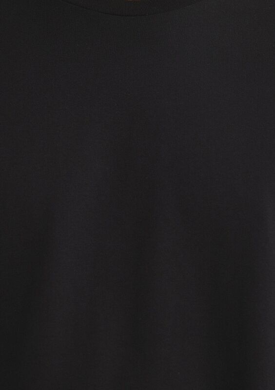 KISA KOL TİŞÖRT Erkek Siyah Basic T-Shirt - M066483 KISA KOL TİŞÖRT Erkek Siyah Basic T-Shirt - M066483