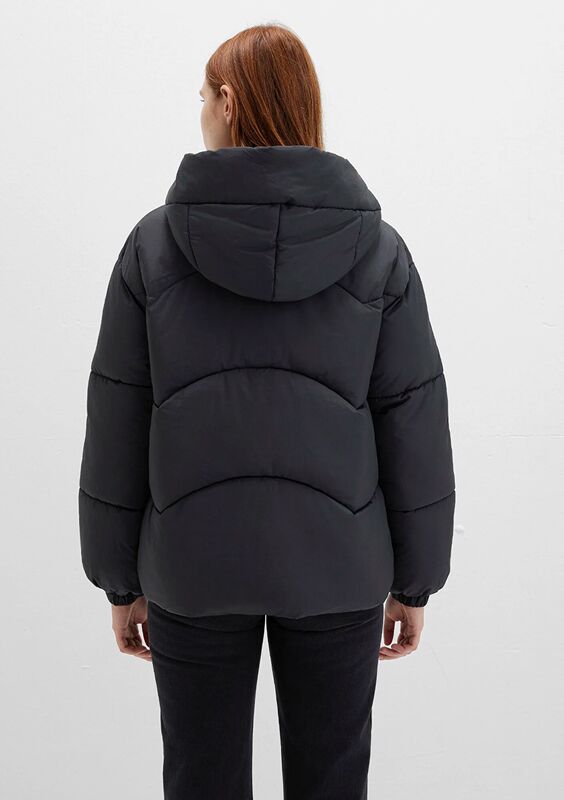 KISA ŞİŞME MONT Kadın Siyah Ceket - M1110199