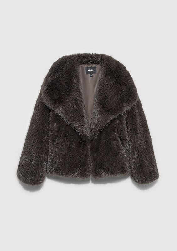 KISA TÜYLÜ CEKET Kadın Yeşil Ceket - M1110781