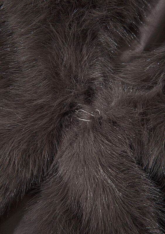 KISA TÜYLÜ CEKET Kadın Yeşil Ceket - M1110781