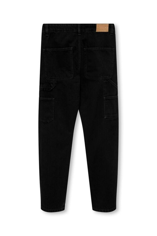 KOBCHICAGO LOOSE WORKER BLK DNM Erkek Çocuk Siyah Jean - 15299283
