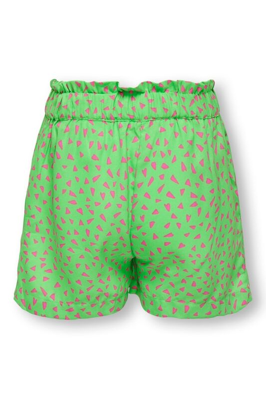 KOGLINO AOP PAPERBAG SHORTS PTM Kadın Yeşil Şort - 15296852