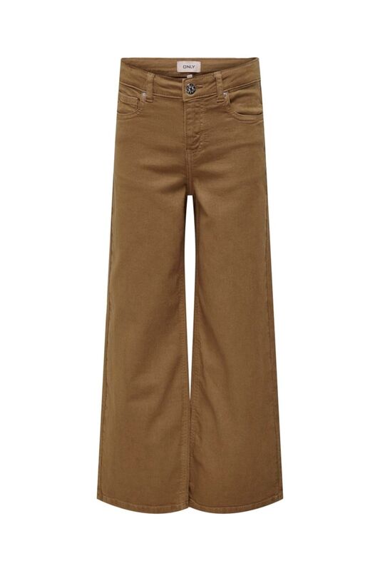Only - KOGMADISON WIDE COLOR PANT PNT Kız Çocuk Kahverengi Jean - 15303203
