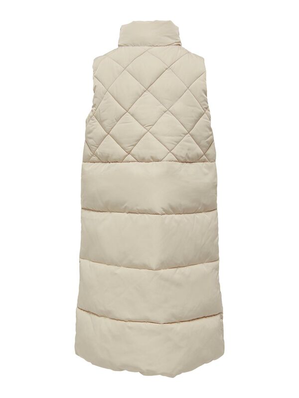 KOGNEWSTACY QUILTED LONG WAISTCOAT OTW Kız Çocuk Bej Mont - 15306417