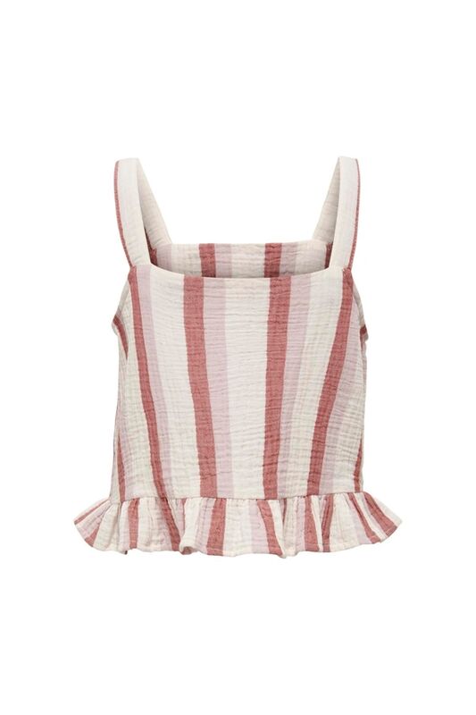 KOGTHYRA SINGLET FRILL TOP WVN Kız Çocuk Pembe T-Shirt - 15293678