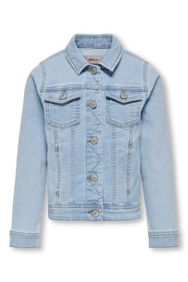 Only - KONSARA LIGHT BLUE DNM JACKET NOOS Kız Çocuk Mavi Mont - 15202794