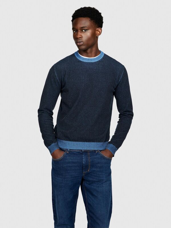 Koton Karışımlı Bisiklet Yaka Kazak Erkek Renkli Kazak - 323A11BDS102T