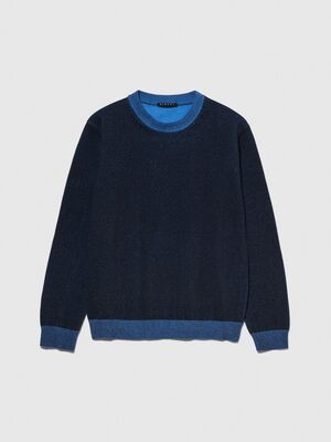 Sisley - Koton Karışımlı Bisiklet Yaka Kazak Erkek Renkli Kazak - 323A11BDS102T