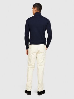 Sisley - Koton Karışımlı Dik Yaka Kazak Erkek Renkli Kazak - 323A10F2S2244