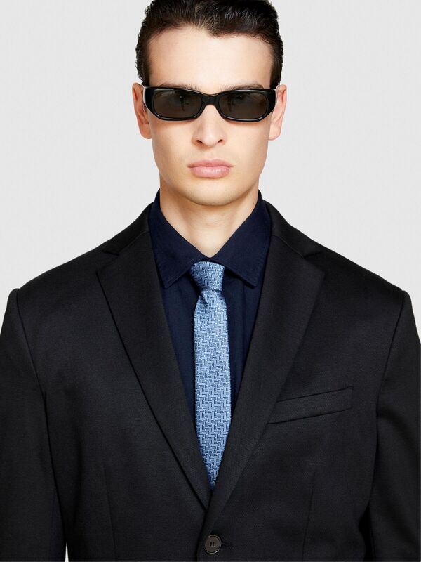 Sisley - Kravat Erkek Denim Kravat - 323A6GKAS8002