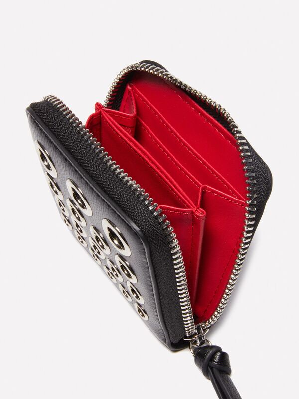 Kuşgözü Detaylı Cüzdan Kadın Siyah Cüzdan - 325P6TILWY052