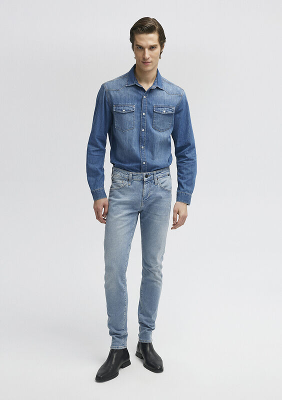 KVNÇ Erkek Mavi Jean - M001070