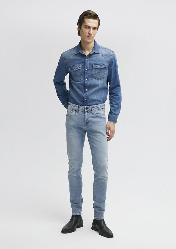 KVNÇ Erkek Mavi Jean - M001070