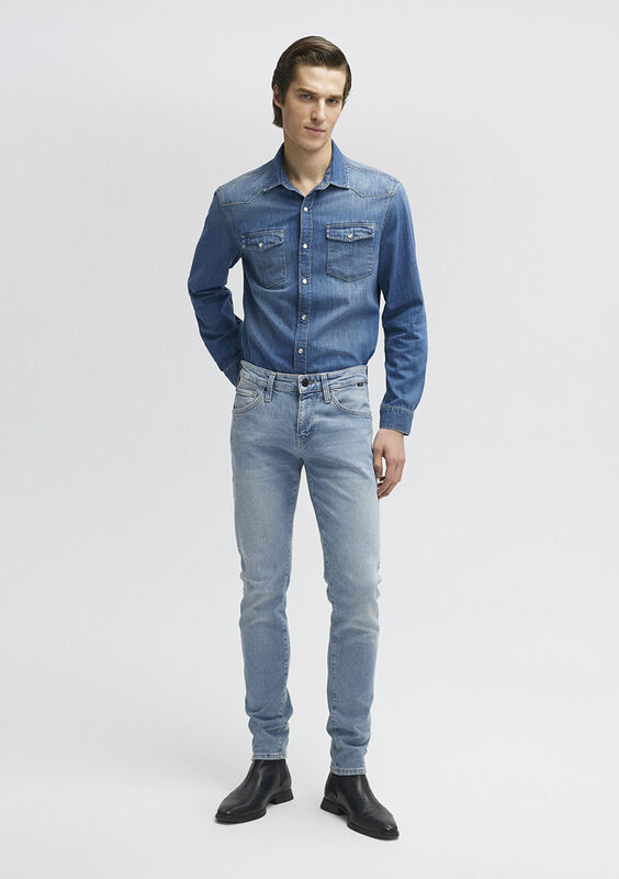 KVNÇ Erkek Mavi Jean - M001070