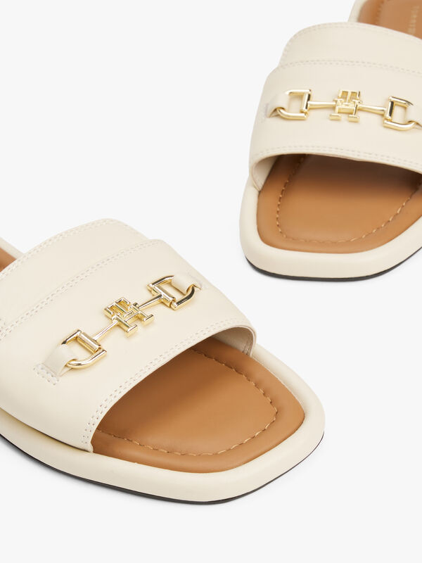LEATHER HORSEBIT MULE Kadın Bej Sandalet - FW0FW08420