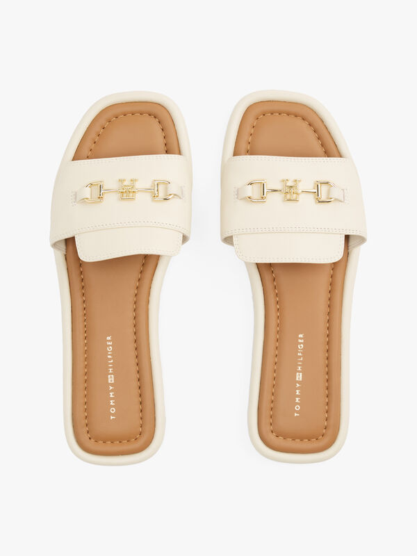 LEATHER HORSEBIT MULE Kadın Bej Sandalet - FW0FW08420