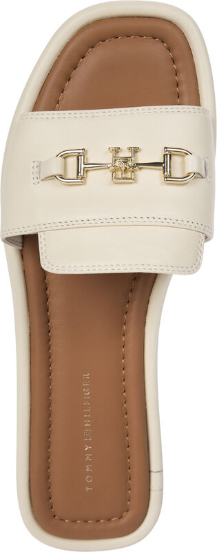 LEATHER HORSEBIT MULE Kadın Bej Sandalet - FW0FW08420