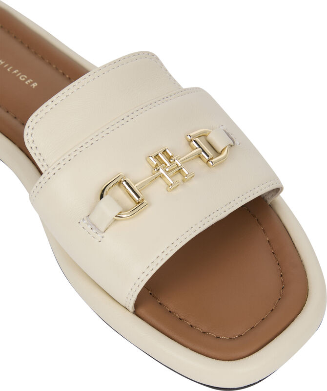 LEATHER HORSEBIT MULE Kadın Bej Sandalet - FW0FW08420