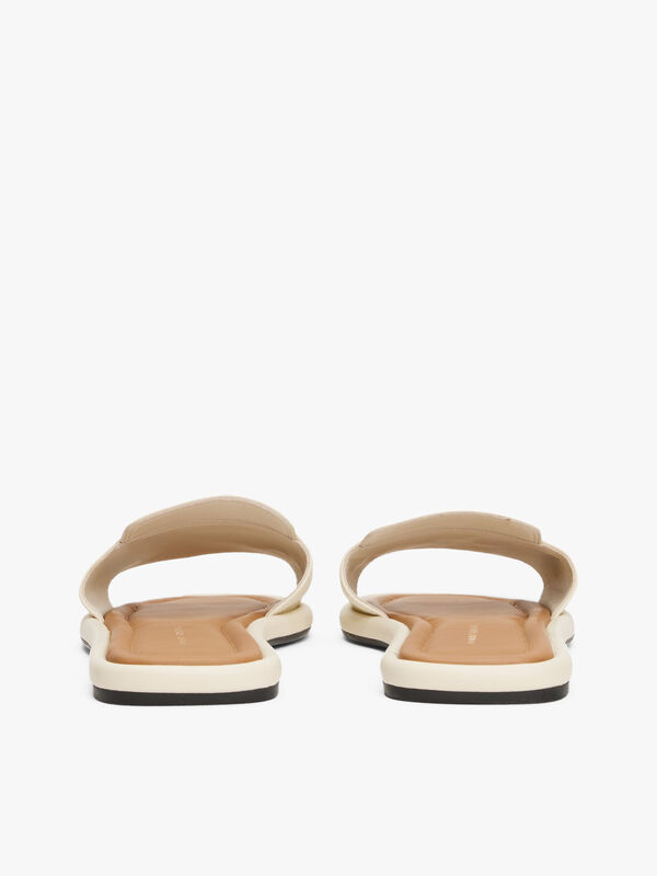 LEATHER HORSEBIT MULE Kadın Bej Sandalet - FW0FW08420