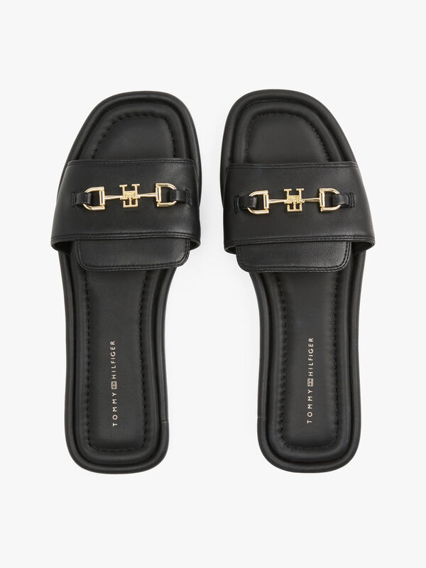 LEATHER HORSEBIT MULE Kadın Siyah Sandalet - FW0FW08420