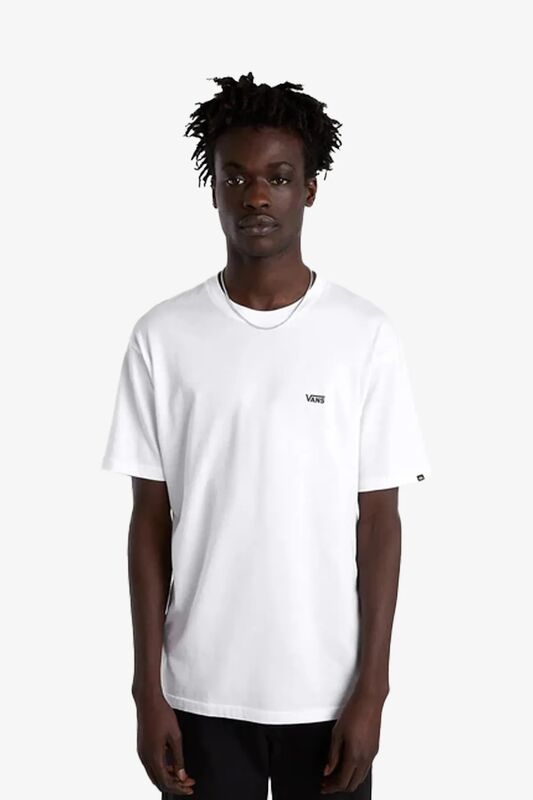 Vans - LEFT CHEST II LOOSE SS Erkek Beyaz T-Shirt - VN000P1P