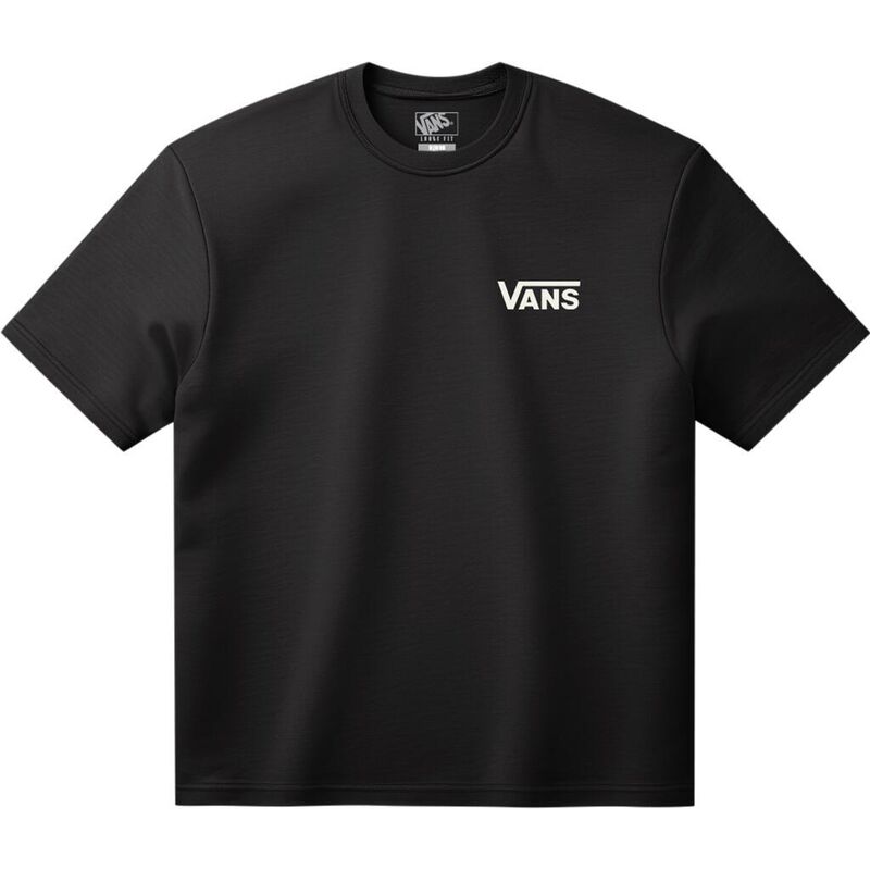 Vans - LEFT CHEST II LOOSE SS Erkek Siyah T-Shirt - VN000P1P