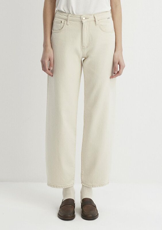 LEILA Kadın Cream Mavi Premium Denim Pantolon - M1010600