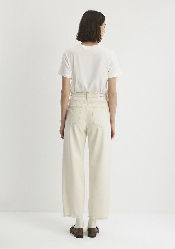 LEILA Kadın Cream Mavi Premium Denim Pantolon - M1010600