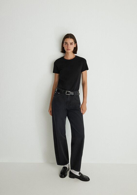LEILA Kadın Gri Denim Pantolon - M1010600