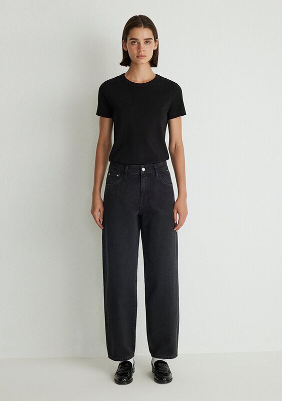 LEILA Kadın Gri Denim Pantolon - M1010600