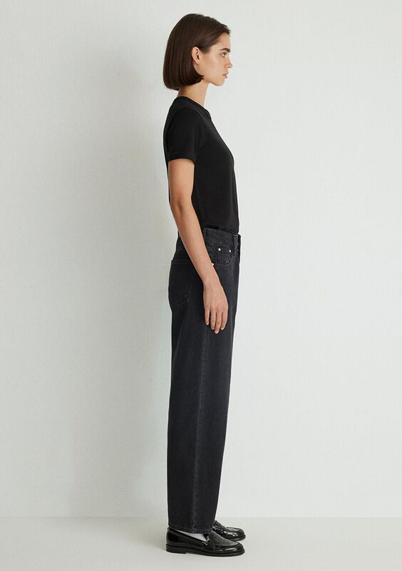 LEILA Kadın Gri Denim Pantolon - M1010600