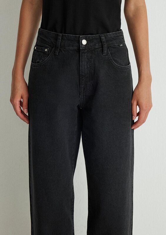 LEILA Kadın Gri Denim Pantolon - M1010600