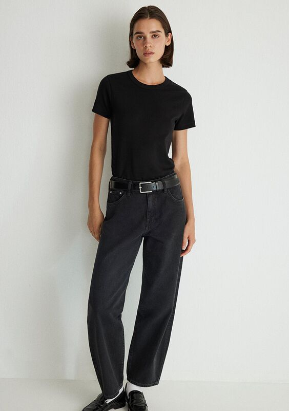 LEILA Kadın Gri Denim Pantolon - M1010600