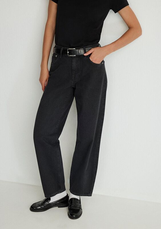 LEILA Kadın Gri Denim Pantolon - M1010600