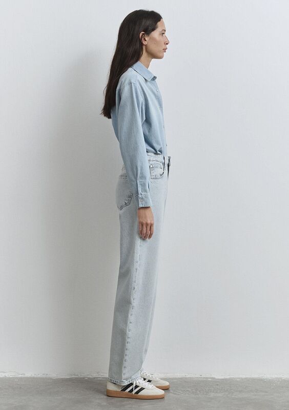 LEILA Kadın Mavi Denim Pantolon - M1010600